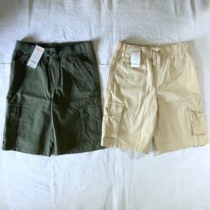 Boy's Size 10 Brand New Gymboree Elastic-Waist Cargo Shorts